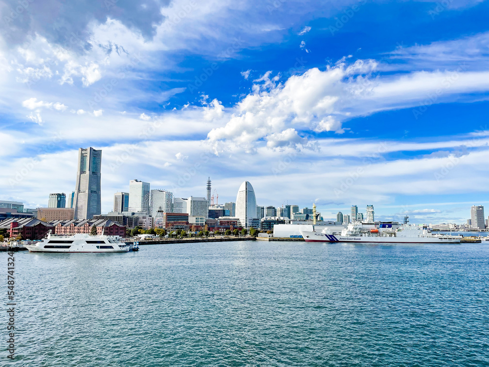Fototapeta premium 神奈川県横浜市の都市風景
