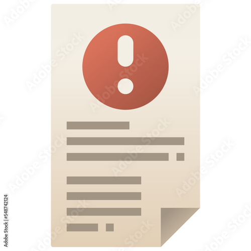 complaint flat icon