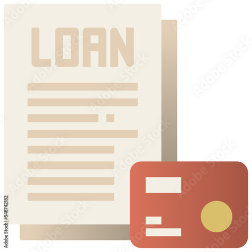 loans flat icon