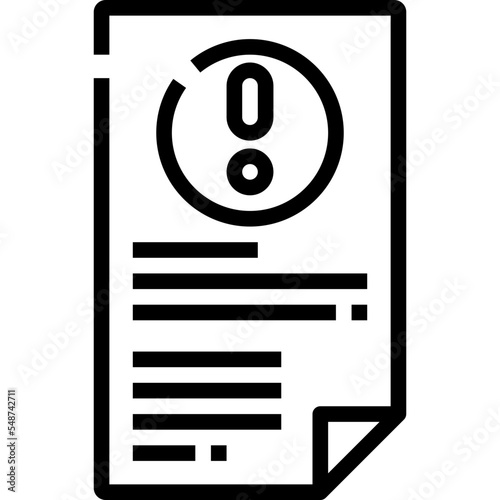complaint outline icon