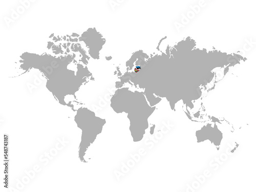 バルト三国の地図