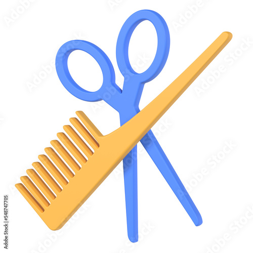 Barber 3D icon