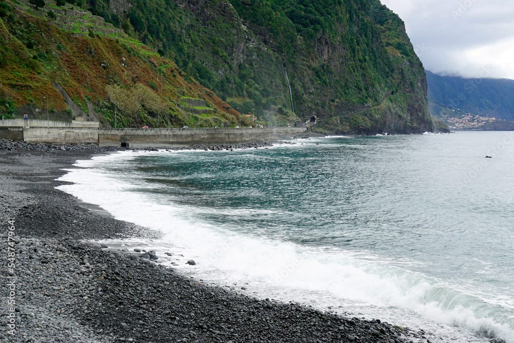 scenic view at the coast of madeira