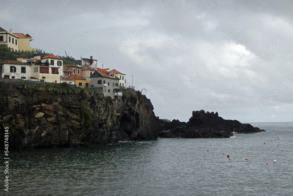 scenic view at the coast of madeira