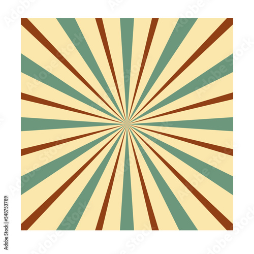 Retro Sunburst Pattern