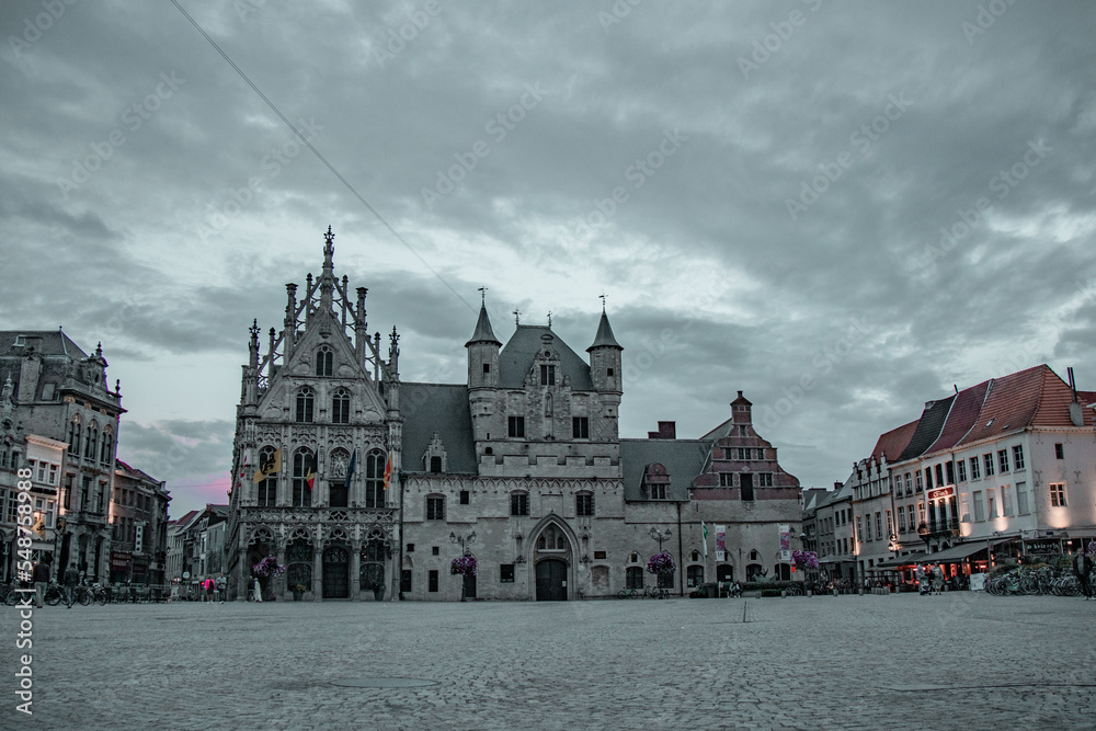 The beautiful, underrated city of Mechelen in Belgium with stunning architecture. 