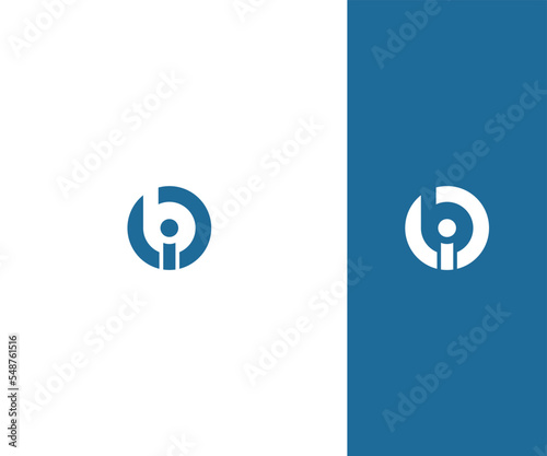 BI, IB Letter Logo Vector Template Abstract Monogram Symbol . Usable for Business sport, technology, fashion, digital And future creative logo