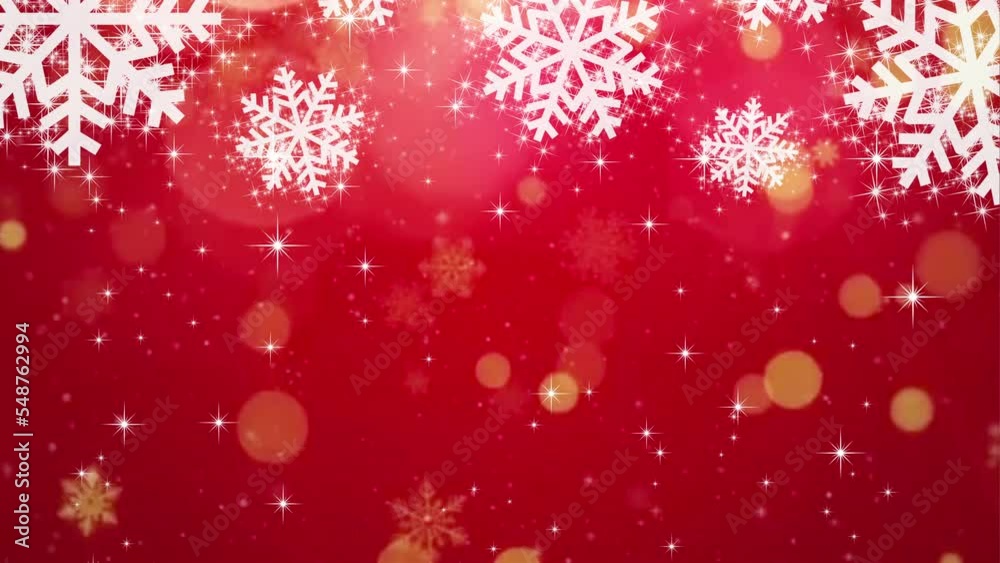 Merry christmas video background with blurred snow and light Merry christmas video background with blurred snow and light