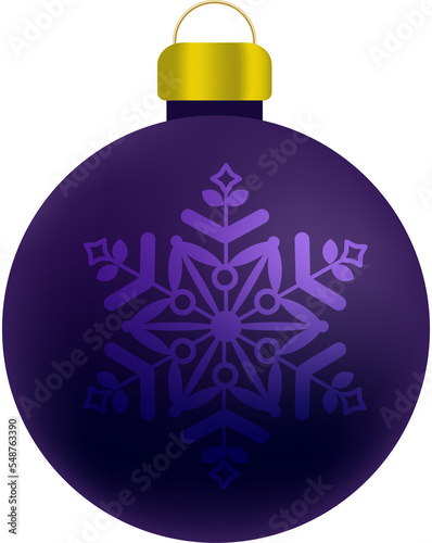 Christmas ball new year cartoon illustration