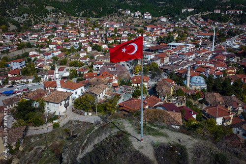 The Village of Tarakli, at Sakarya Turkey, Famous with Traditional and Historic Turkish Houses photo