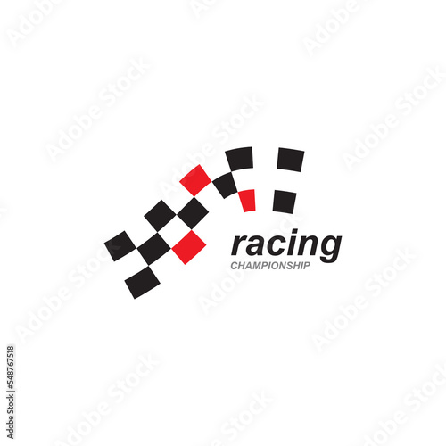 Race flag icon design