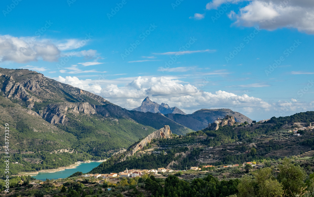 View from the Castle of Guadalest, Spain View from the Castle of Guadalest, Spain