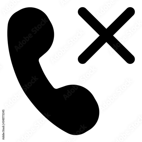phone disconnected icon
