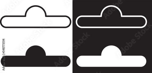 euro hook icon vector illustration