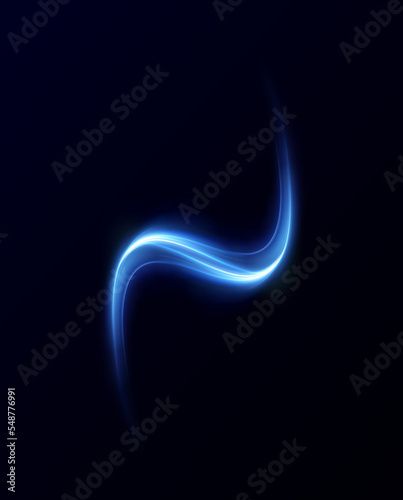 Light blue Twirl. Curve light effect of blue line. Luminous blue circle. Light blue pedistal, podium, platform, table. Vector PNG. Vector illustration 