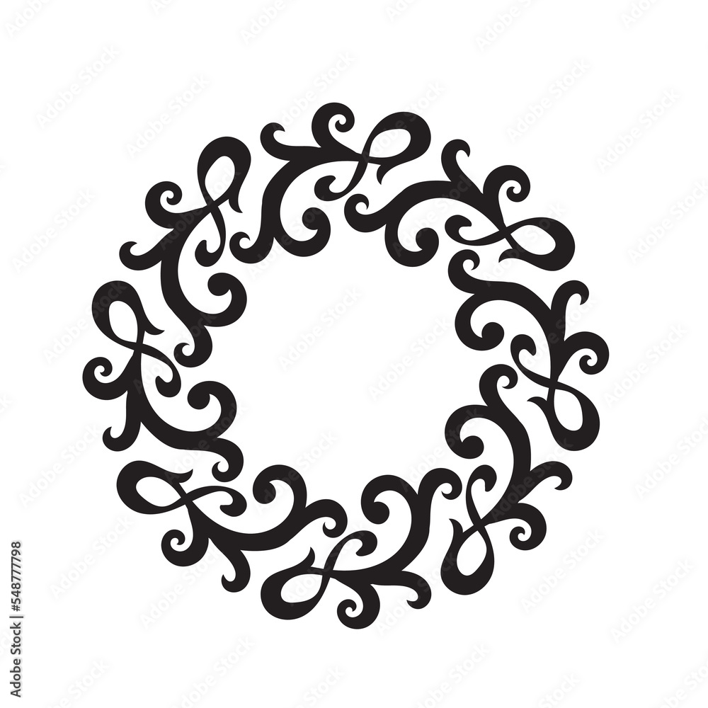 Floral round frame decoration. Perfect for invitations, greeting cards, quotes, blogs, Wedding Frames, posters Floral round frame decoration. Perfect for invitations, greeting cards, quotes, blogs, Wedding Frames, posters