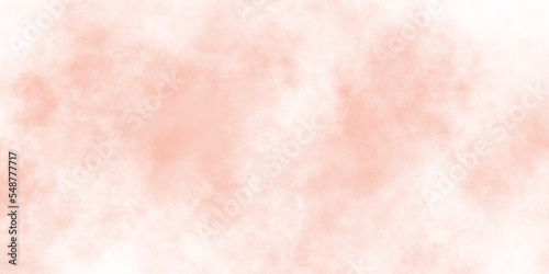 Beautiful and blurry pink watercolor background with smoke, lovely soft pink grunge paper texture, empty smooth pink texture for wallpaper, cover, card, decoration and design. 