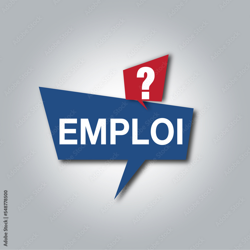 Offres emploi illustration concept Offres emploi illustration concept