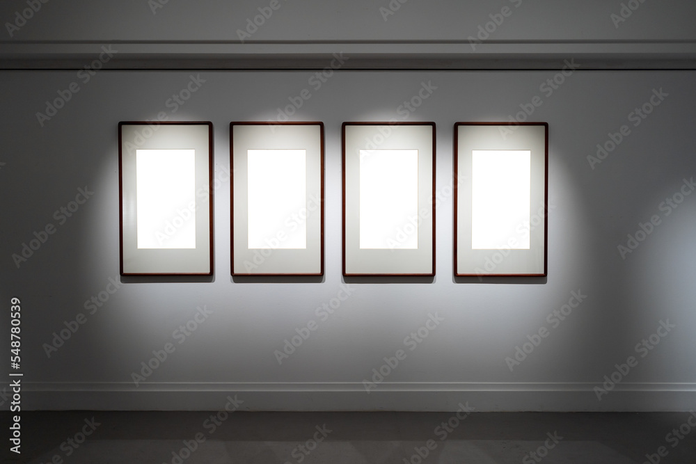 empty frame in gallery empty frame in gallery
