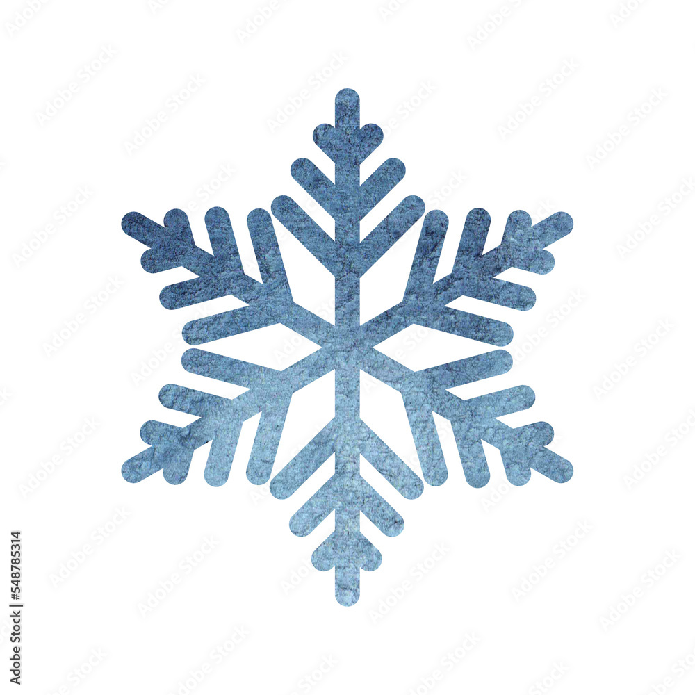 Watercolor hand painted illustration of snowflake. Isolated on transparent background Watercolor hand painted illustration of snowflake. Isolated on transparent background