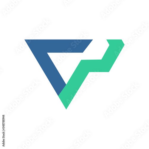 Free Download Initial letter VP monogram logo template. - GFXLoad