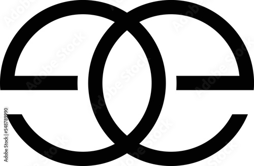 EE modern minimalist luxury fashion and clothing brand logo design. 
ee creative monogram logo design 
