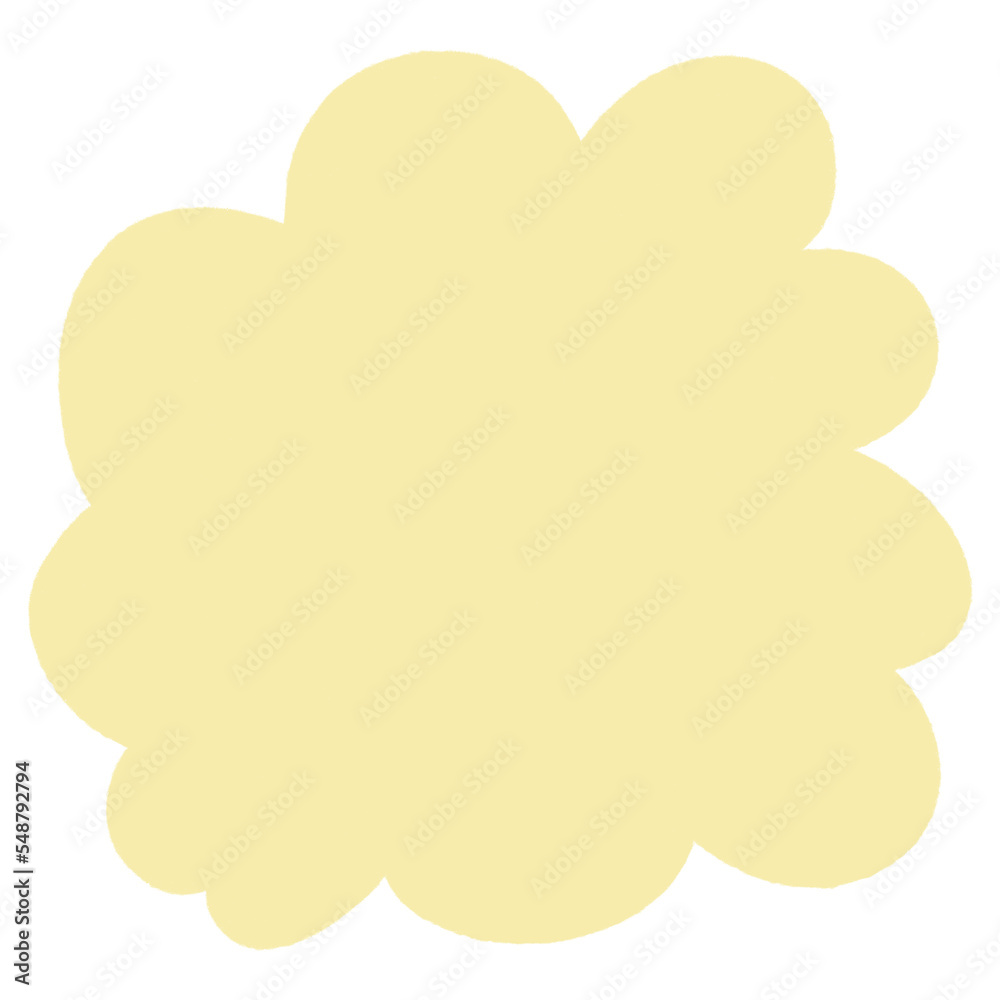 Organic Abstract Shape Hand Drawn Illustration Organic Abstract Shape Hand Drawn Illustration