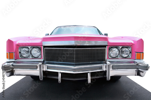 Beautiful US vintage convertible in pink