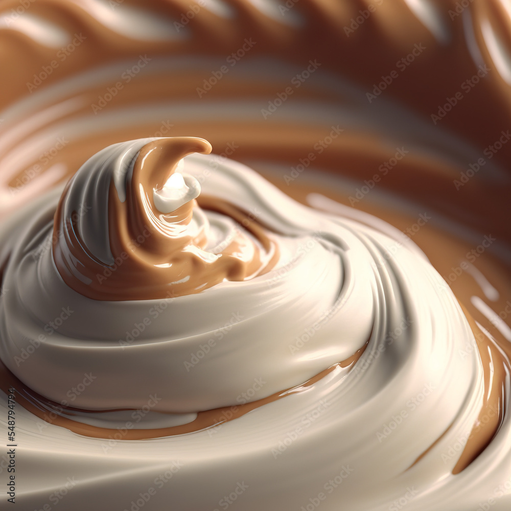 Realistic popsicle texture. AI render Realistic popsicle texture. AI render
