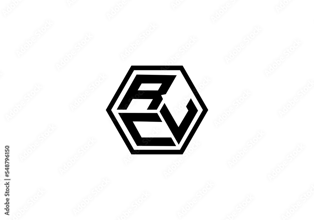 RCL initial letter logo hexagon initial company icon business logo background illustration RCL initial letter logo hexagon initial company icon business logo background illustration