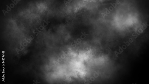 Overlays fog isolated on black background. Paranormal mystic smoke, clouds for movie scenes.