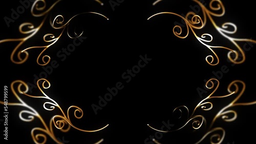 Decorative Golden Frame