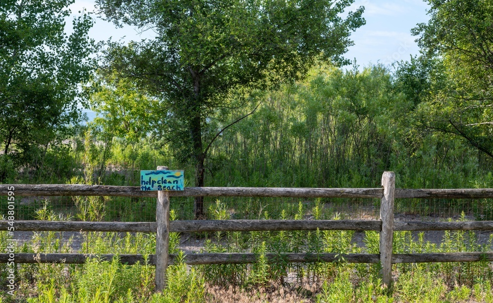 fence in a field