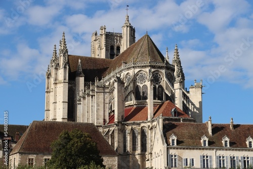 saint Etienne cathedral in Auxerre photo