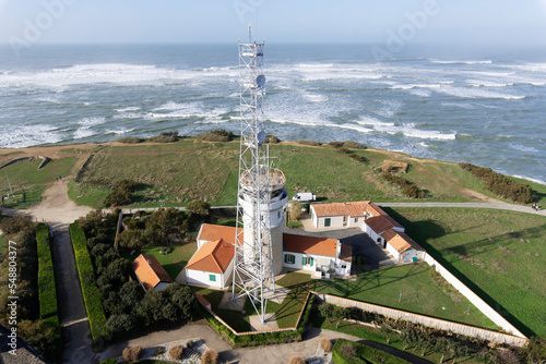 Sémaphore de Chassiron vu du haut du phare, île d'Oléron, France