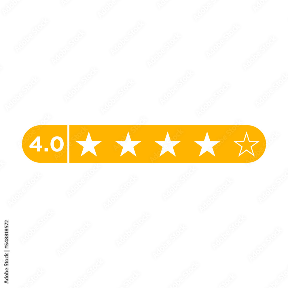 star rating icon vector logo template star rating icon vector logo template