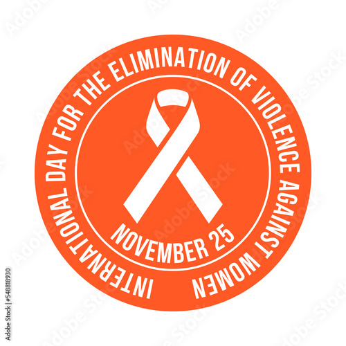 International day for the elimination of violence against women symbol icon