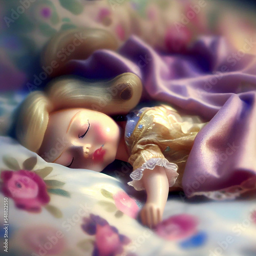 Sleeping cute doll
