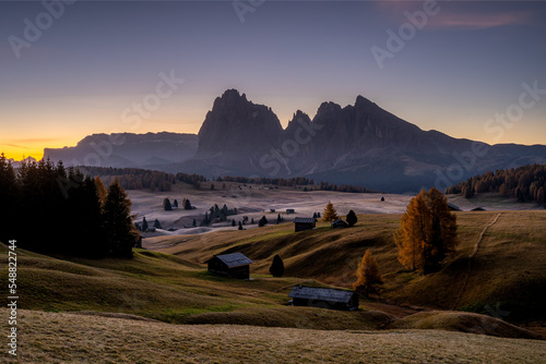 Plener fotograficzny jesień w Dolomitach