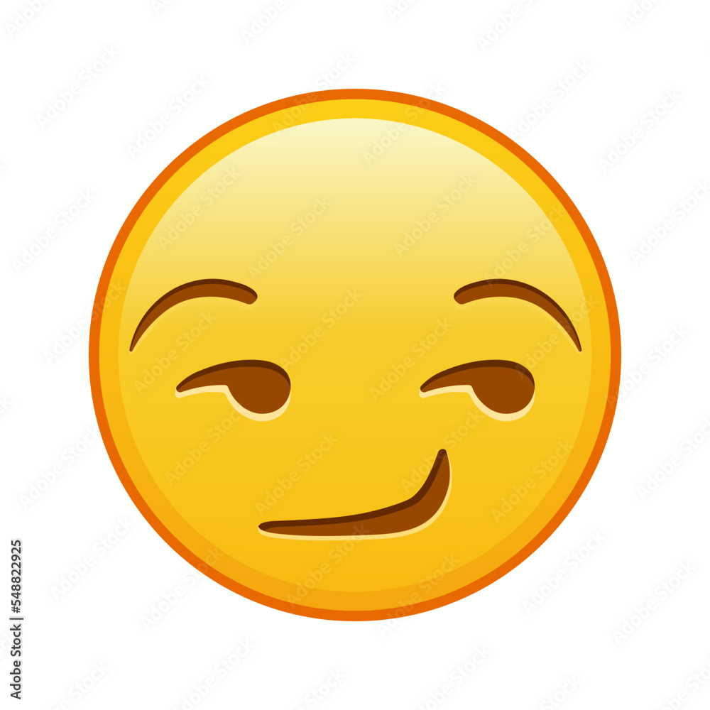 Grinning flirting face Large size of yellow emoji smile Grinning flirting face Large size of yellow emoji smile