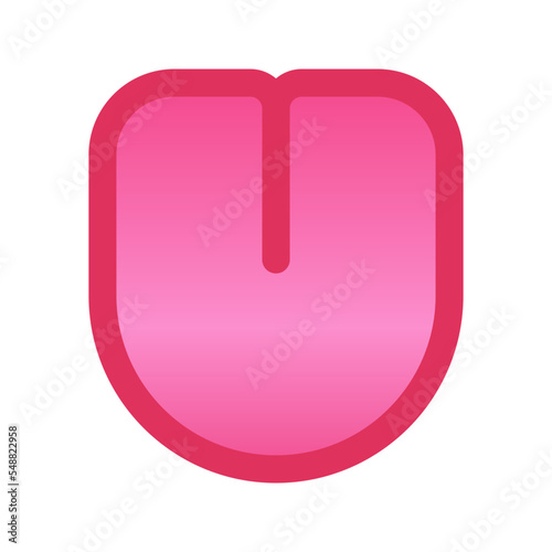 Simple tongue Large size icon for emoji smile