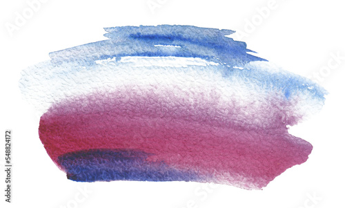 Foto PNG Abstract watercolor brushstrokes painting smear background