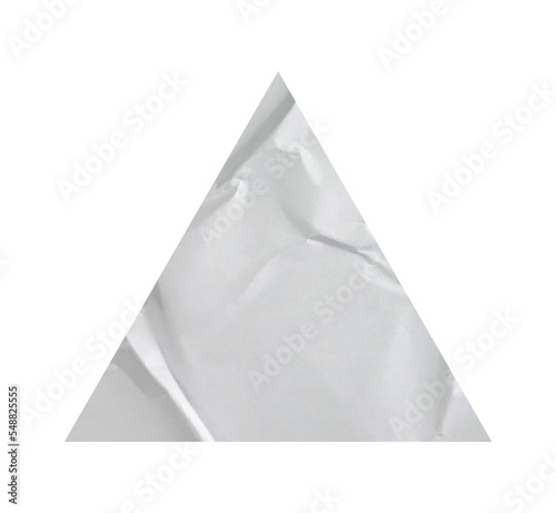 Wallpaper Mural Stickers in triangle shapes with paper texture. Glued sticker for retro label, tag, and design element. Torontodigital.ca