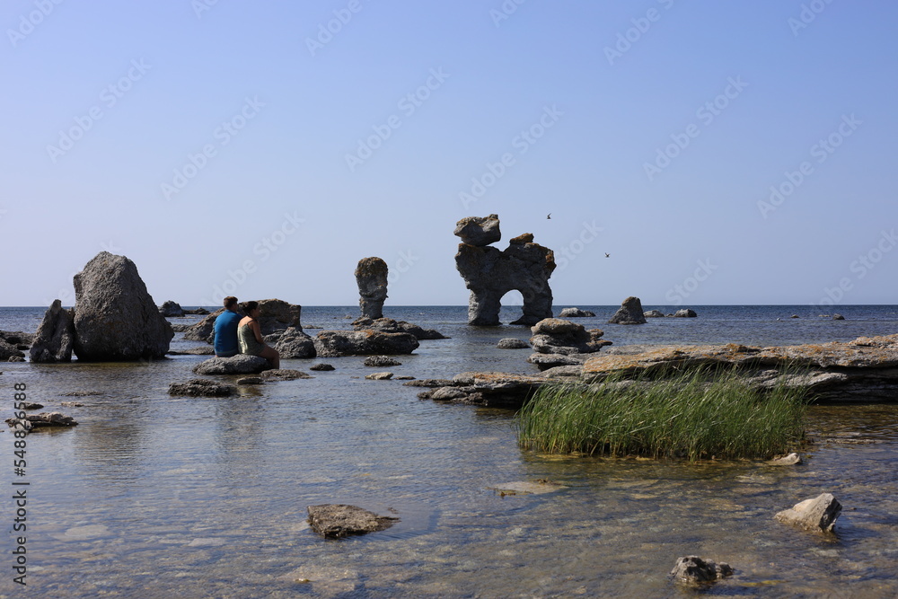 Raukar auf Gotland