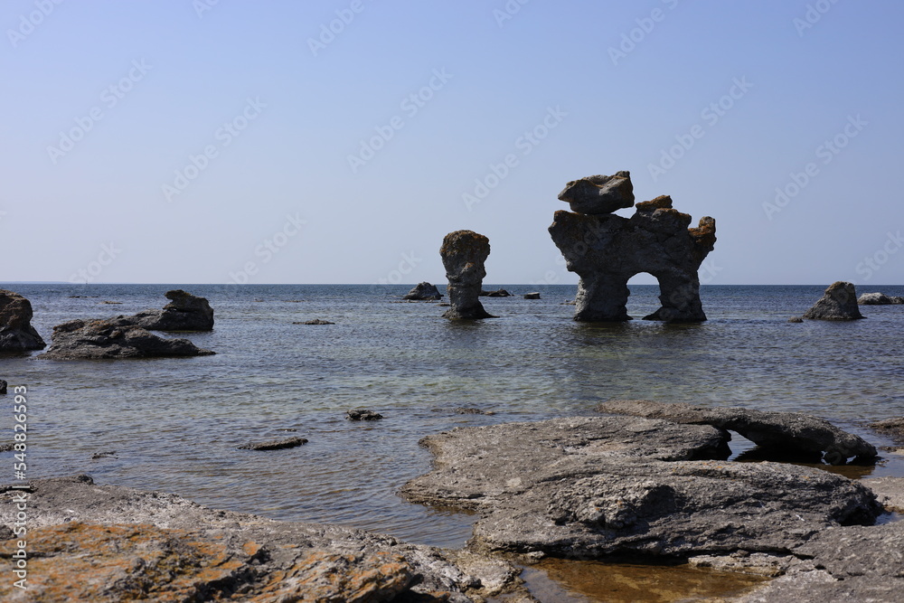 Raukar auf Gotland