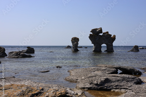 Obraz na płótnie Raukar auf Gotland w salonie