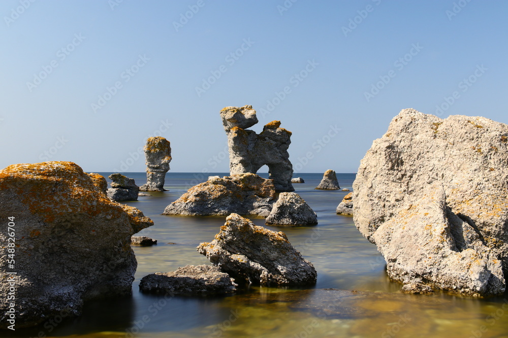 Raukar auf Gotland