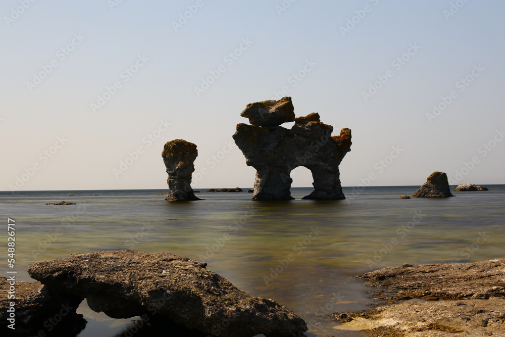 Raukar auf Gotland