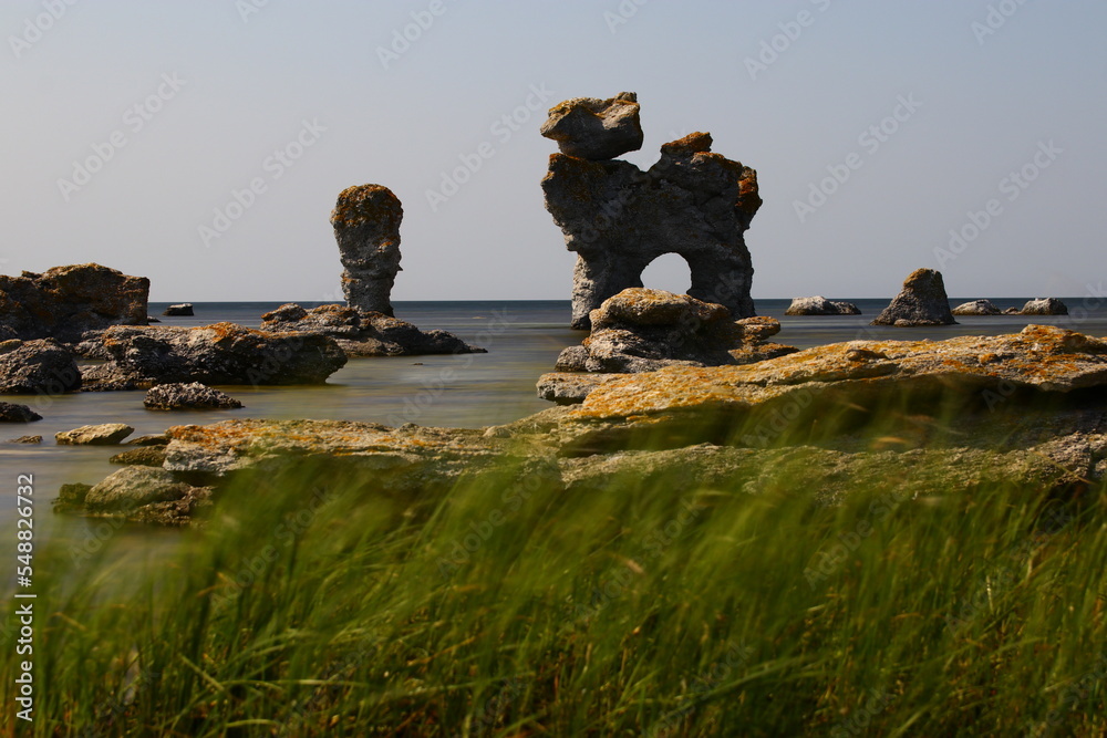 Raukar auf Gotland