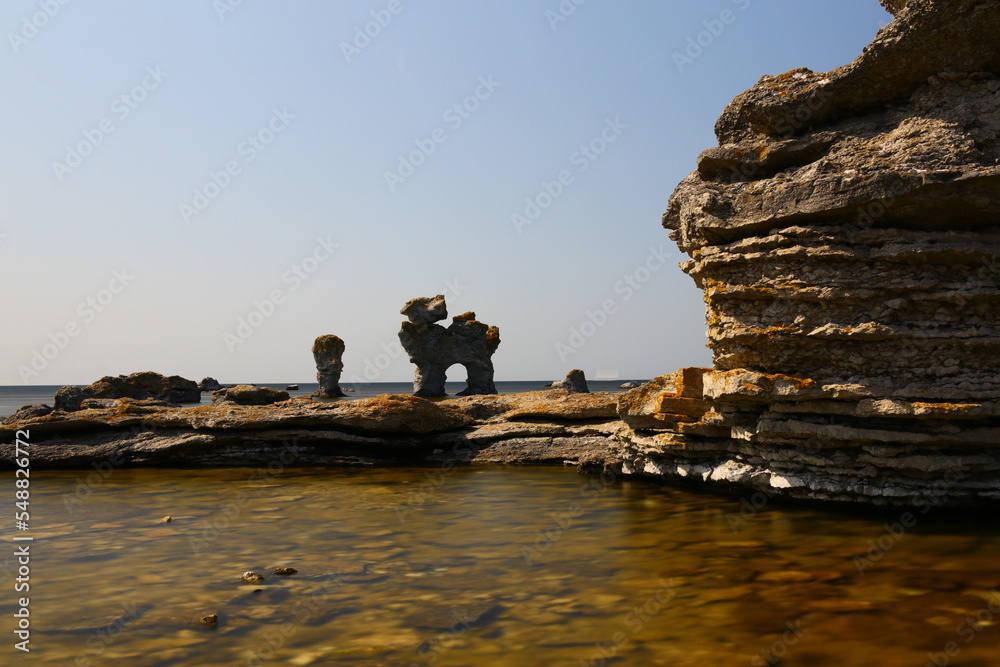 Raukar auf Gotland